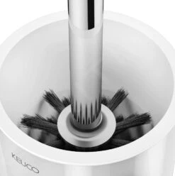 Keuco Reva - Toiletborstel Met Handvat, Mat Glas/chroom 12864019000 -Duravit || Geberit || Grohe Verkoopwinkel 49d606834bd2778055661358