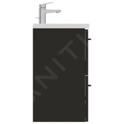 Ideal Standard I.Life S - Wastafelonderkast, 800x375x630 Mm, 2 Laden, Mat Carbon Grijs T5295NV -Duravit || Geberit || Grohe Verkoopwinkel 4a6566e2863b11252b3df347