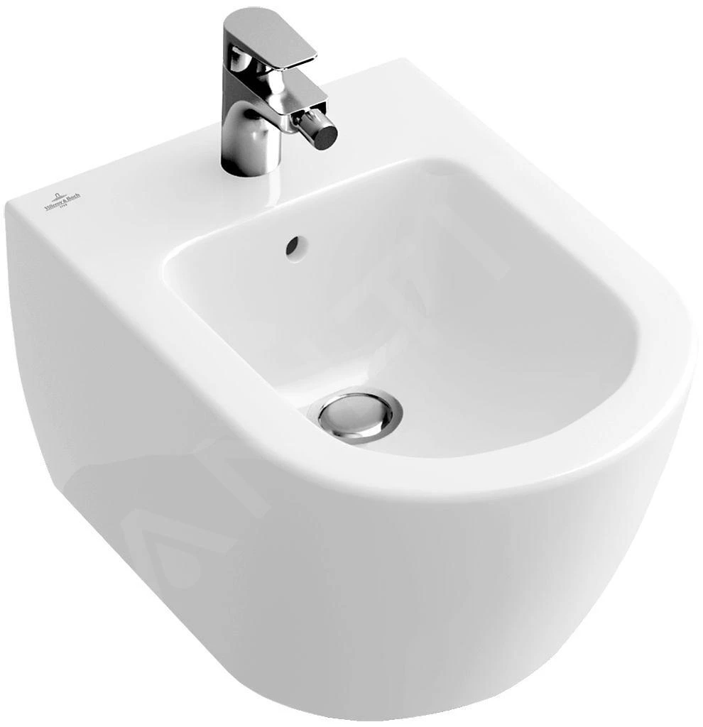 Villeroy & Boch Subway 2.0 - Wandbidet Met Overloop, 355x480 Mm, Met Ceramicplus, Alpine Wit 540600R1 1 Villeroy & Boch Subway 2.0 - Wandbidet Met Overloop, 355x480 Mm, Met Ceramicplus, Alpine Wit 540600R1