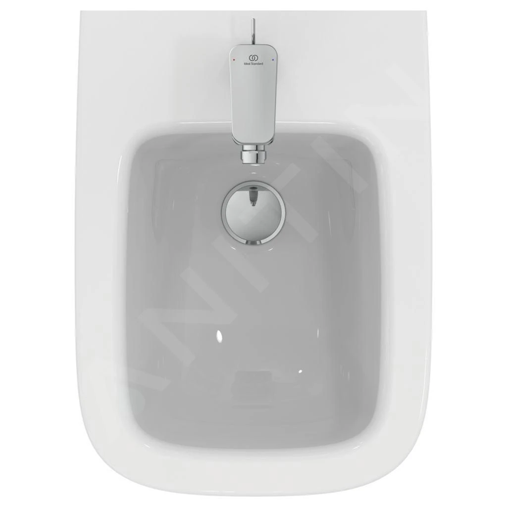 Ideal Standard I.Life S - Staand Bidet, 355x480 Mm, Met Overloop, Kraangat, Wit T459501 5 Ideal Standard I.Life S - Staand Bidet, 355x480 Mm, Met Overloop, Kraangat, Wit T459501 - Afbeelding 5