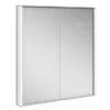Keuco Royal Match - Spiegelkast Met LED-verlichting, Inbouw, 650x700x149 Mm, Zilver Geanodiseerd 12811171311