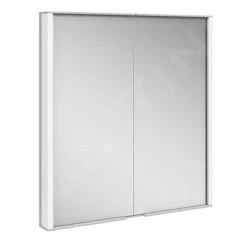 Keuco Royal Match - Spiegelkast Met LED-verlichting, Inbouw, 650x700x149 Mm, Zilver Geanodiseerd 12811171311