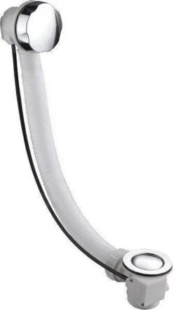 Aqualine Toebehoren - Afvoer- En Overloopgarnituur 600 Mm, Chroom TY1002