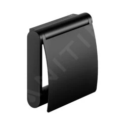 Keuco Plan - Toiletrolhouder Met Deksel, Mat Zwart 14960370000