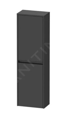 Duravit Ketho.2 - Kast 1320x400x240 Mm, 2 Deuren, Scharnieren Rechts, Grafiet Mat K21319R49490000