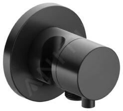 Keuco IXMO - Omstelventiel Inbouw, 3-weg, Met Slangaansluiting En Douchehouder, Zwart Chroom 59548131201