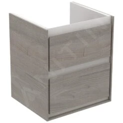 Ideal Standard Connect Air - Wastafelonderkast 430x402x517 Mm, Grijs Eiken/mat Wit Gelakt E1608PS