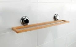 Compactor Bestlock - Handdoekrek Met Zuignap, Lengte 582 Mm, Bamboe/chroom RAN5805 -Duravit || Geberit || Grohe Verkoopwinkel 53486960d8ff8d828ee8659d