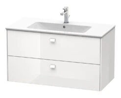Duravit Brioso - Wastafelonderkast 553x1020x479 Mm, 2 Lades, Glans Wit BR410302222