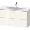 Duravit Brioso - Wastafelonderkast 555x1020x479 Mm, 2 Laden, Glanzend Wit BR431302222