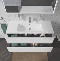 Duravit L-Cube - Wastafelonderkast 550x1220x481 Mm, 2 Laden, Wit Mat LC624301818 -Duravit || Geberit || Grohe Verkoopwinkel 5634f82e1e16838f59f3db74