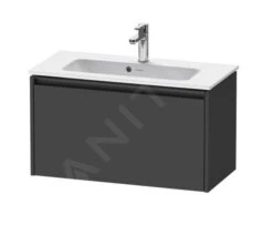 Duravit Ketho.2 - Wastafelkast 440x810x390 Mm, 1 Lade, Grafiet Mat K25056049490000