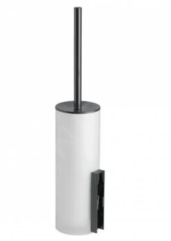 Keuco Edition 400 - WC-borstel Met Houder, Mat Glas/zwart Chroom Geborsteld 11564139000 -Duravit || Geberit || Grohe Verkoopwinkel 5690886951ceca2739c70d68