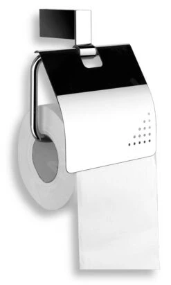 Novaservis Titania Kate - Toiletrolhouder Met Deksel, Chroom 66538,0