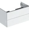 Geberit ONE - Wastafelonderkast 89x50x47 Cm, 2 Laden, Glanzend Wit 505.263.00.1