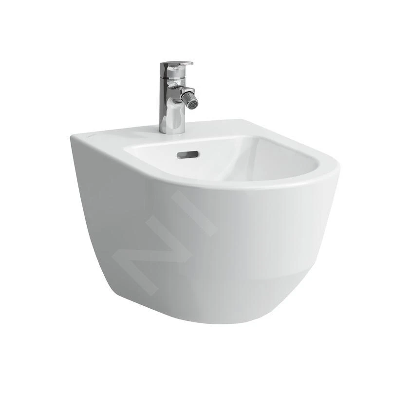 Laufen Pro - Hangend Bidet, 530x360 Mm, Met Kraangat, Wit H8309520003021 1 Laufen Pro - Hangend Bidet, 530x360 Mm, Met Kraangat, Wit H8309520003021