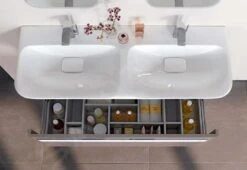 Geberit MyDay - Wastafelonderkast, 1160x410x430 Mm, 1 Schuiflade Met LED-verlichting, Taupe 824131000 -Duravit || Geberit || Grohe Verkoopwinkel 5b5dfa56c589fc52491d0014