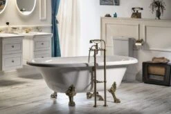Sapho Reitano Rubinetteria Antea - Aansluiting Voor Installatie Van Badkraan Op Badrand, 2 St, Brons 9846 -Duravit || Geberit || Grohe Verkoopwinkel 5b6c744b15f4a2cf223fe5c2