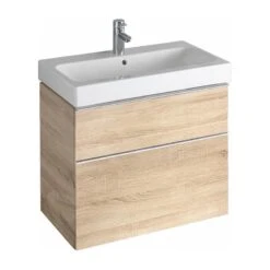 Geberit ICon - Wastafelonderkast 750 Mm, Eikenkhout 841377000 -Duravit || Geberit || Grohe Verkoopwinkel 5c727bb10e3dbea37695d3ed