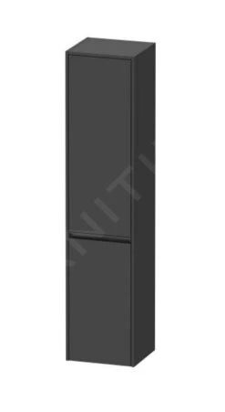 Duravit Ketho.2 - Hoge Kast 1760x400x360 Mm, 2 Deuren, Scharnieren Rechts, Grafiet Mat K21329R49490000