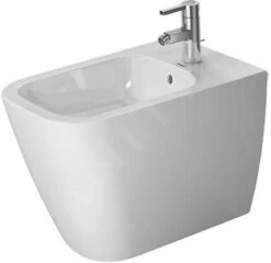 Duravit Happy D.2 - Staande Bidet, Met WonderGliss, Alpine Wit 22671000001