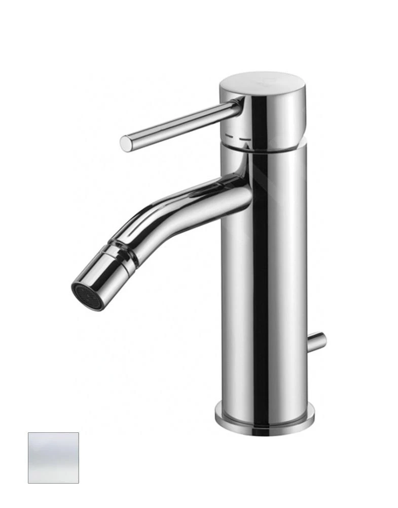 Paffoni Light - Bidetkraan Met Waste, Wit Mat LIG135BO 1 Paffoni Light - Bidetkraan Met Waste, Wit Mat LIG135BO