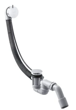 Hansgrohe Flexaplus S - Complete Set Voor Badafvoer En Overloopcombinatie Voor Normale Baden, Chroom 58150000