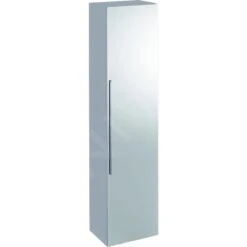 Geberit ICon - Hoge Kast Met Deur En Spiegel, 360x1500x309 Mm, Glanzend Wit 840150000