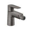 Hansgrohe Talis E - Bidetkraan Met Afvoergarnituur, Geborsteld Zwart Chroom 71720340