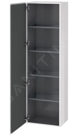 Duravit L-Cube - Hoge Badkamerkast 1760x500x363 Mm, Links, Glanzend Wit LC1181L2222 -Duravit || Geberit || Grohe Verkoopwinkel 6232b7754f1f7db875700335