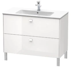Duravit Brioso - Wastafelonderkast 835x1020x479 Mm, 2 Lades, Glans Wit BR440302222