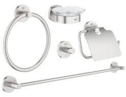 Grohe Essentials - Accessoireset 5 In 1, Supersteel 40344DC1