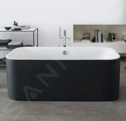 Duravit Happy D.2 Plus - Vrijstaand Bad, 1800x800 Mm, Wit/graphit Super Matt 700453800000000 -Duravit || Geberit || Grohe Verkoopwinkel 6756f6a6facab909e665ea7a
