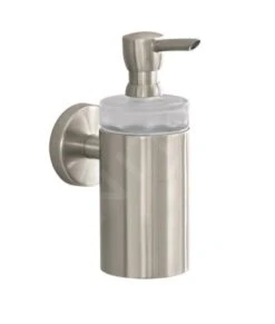 Hansgrohe Logis - Zeepdispenser Met Houder, Glas/geborsteld Nikkel 40514820