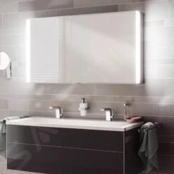 Keuco Royal Match - Spiegelkast Met LED-verlichting, 1200x700x160 Mm, Zilver Geanodiseerd 12804171311 -Duravit || Geberit || Grohe Verkoopwinkel 6a0fcf703145e5754c7edeb3 1