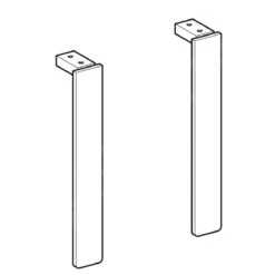 Geberit Selnova Square - Meubelvoeten, 2 St, Chroom 500.199.21.1 -Duravit || Geberit || Grohe Verkoopwinkel 6abb2a1386ebdba7e63c9bb8