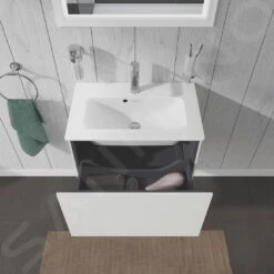 Duravit L-Cube - Wastafelonderkast Compact, 400x620x391 Mm, 1 La, Glanzend Wit LC615602222 -Duravit || Geberit || Grohe Verkoopwinkel 6af1d49372e52fc25664575d