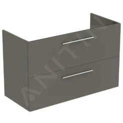 Ideal Standard I.Life A - Wastafelonderkast, 1000x440x630 Mm, 2 Laden, Mat Kwartsgrijs T5257NG