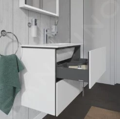Duravit L-Cube - Wastafelonderkast Compact, 550x620x391 Mm, 2 Laden, Glanzend Wit LC625602222 -Duravit || Geberit || Grohe Verkoopwinkel 6b990988ecdb9ea05d551697 1