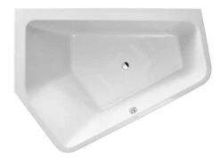 Duravit Paiova 5 - Asymmetrisch Bad, 1900x1400 Mm, Met Paneel, Links, Wit 700396000000000