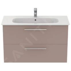 Ideal Standard I.Life A - Wastafelonderkast, 1000x440x630 Mm, 2 Laden, Mat Beige T5257NH -Duravit || Geberit || Grohe Verkoopwinkel 6c2671f162fe3bf2abec957b