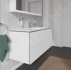 Duravit L-Cube - Wastafelonderkast 550x1220x481 Mm, 2 Laden, Wit Mat LC624301818 -Duravit || Geberit || Grohe Verkoopwinkel 6d0a363fcf3f1cc019fcfd03