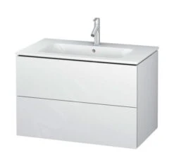Duravit L-Cube - Wastafelonderkast 550x820x481 Mm, 2 Laden, Wit Mat LC624101818