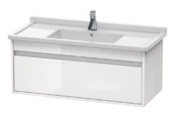 Duravit Ketho - Wastafelonderkast 410x1000x455 Mm, 1 Lade, Glanzend Wit KT666502222