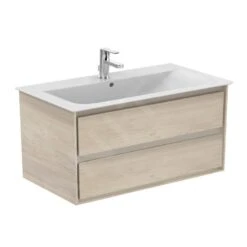 Ideal Standard Connect Air - Wastafelonderkast, 1000x440x517 Mm, Decor Licht Hout/lichtbruin Mat E0821UK