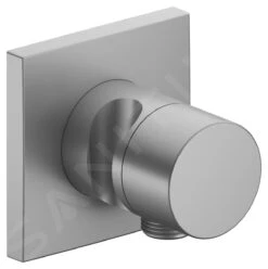 Keuco IXMO - Afsluit- En Omstelventiel Inbouw, 3-weg, Met Slangaansluiting En Douchehouder, Mat Aluminium 59549170202