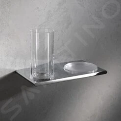 Keuco Edition 400 - Beker Met Zeepschaal Wandbevestiging, Glas/chroom 11556019000 -Duravit || Geberit || Grohe Verkoopwinkel 70b1ead391c0fa4cd4f3b549