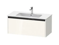 Duravit Ketho.2 - Wastafelkast 440x1010x480 Mm, 1 Lade, Glanzend Wit K25064022220000