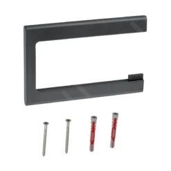 Keuco Edition 400 - Toiletrolhouder, Zwart Chroom Geborsteld 11562130000 -Duravit || Geberit || Grohe Verkoopwinkel 70fce51d0d6c2c5f1aa4266d