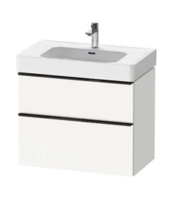 Duravit D-Neo - Wastafelkast 625x784x452 Mm, 2 Laden, Mat Wit DE4377018180000